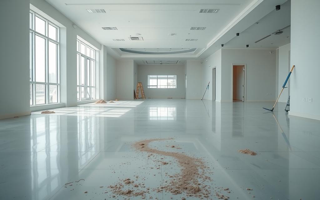 تنظيف ما بعد التشطيب