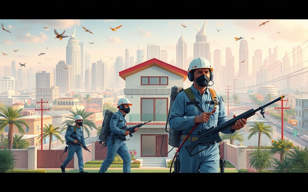 مكافحة حشرات الدمام شركة الوقاية