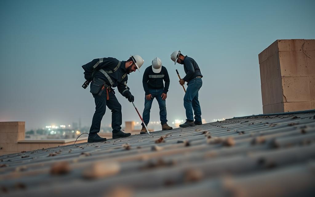 كشف تسربات الأسطح بجدة