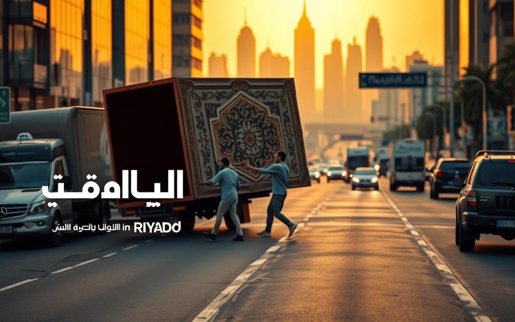شركة نقل عفش الرياض بأسطول شاحنات مجهز