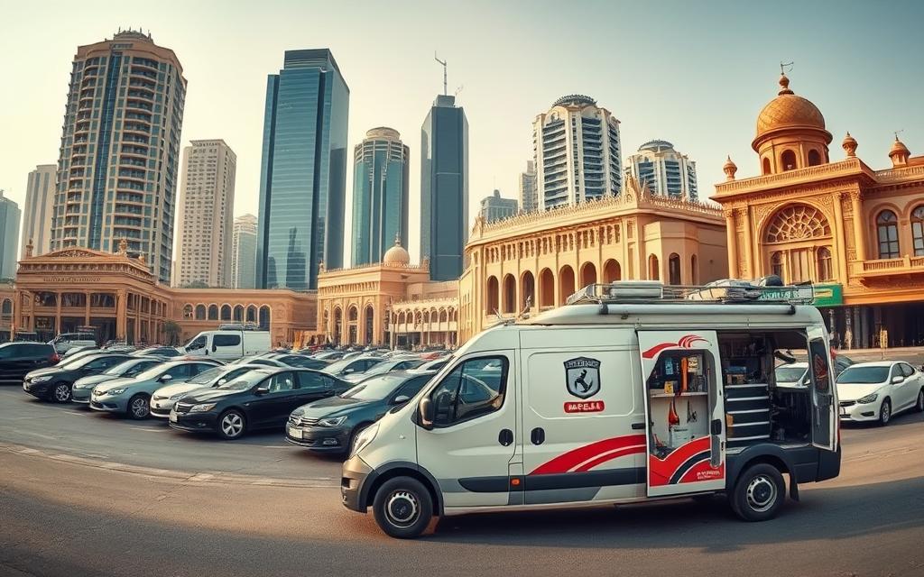 خدمات الكراج المتنقل في الكويت