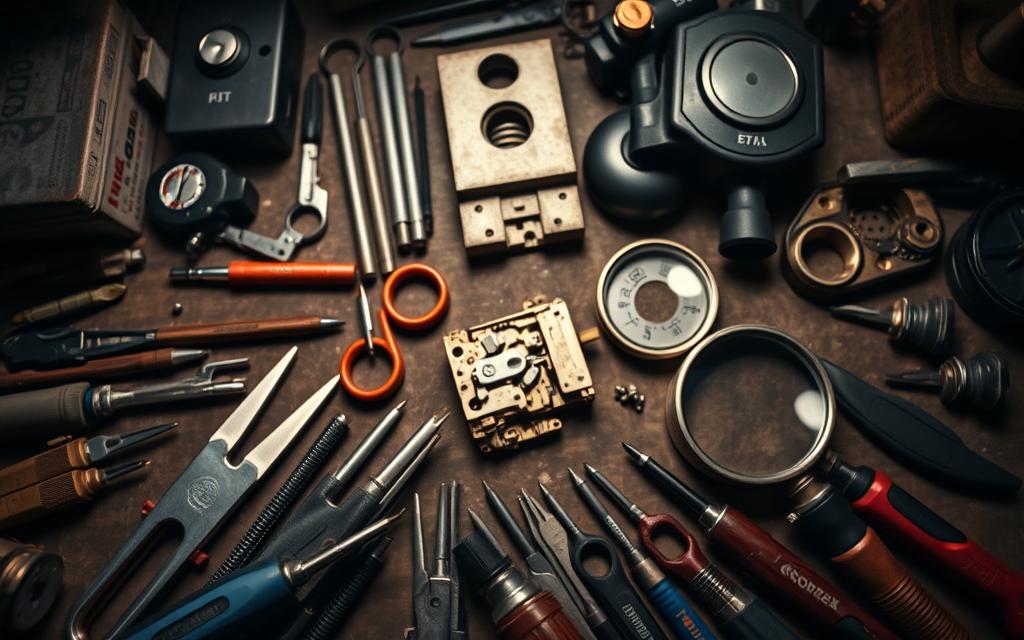 تقنيات أدوات حديثة فتح الأقفال