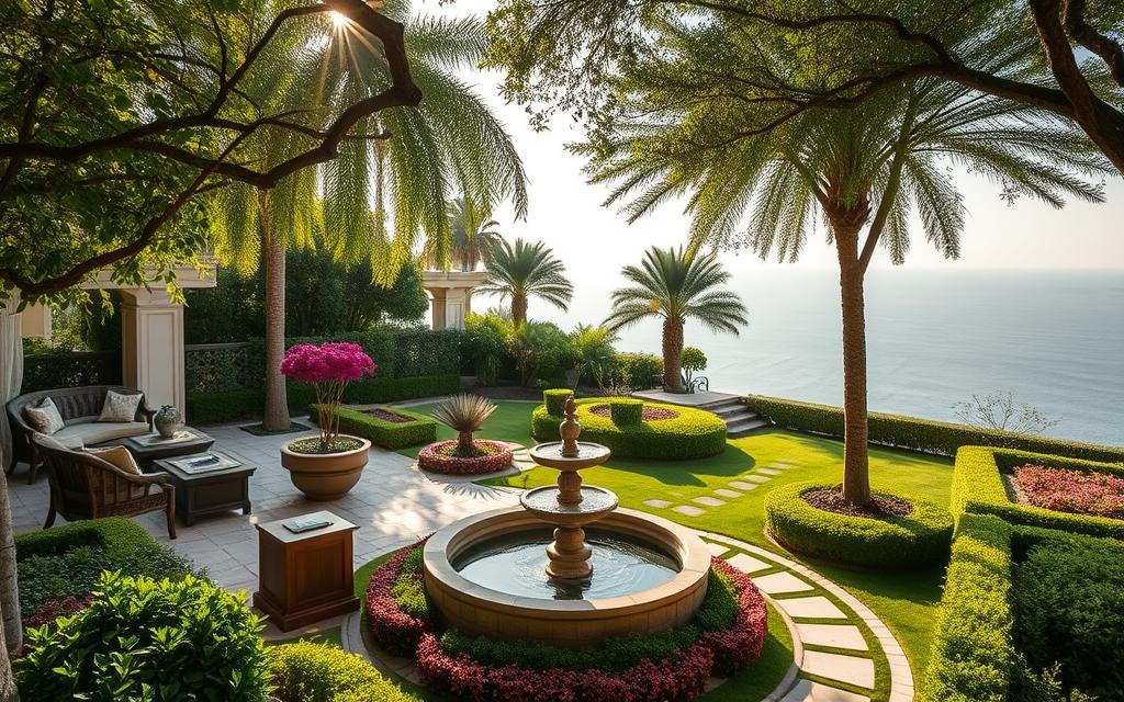 تصميم حدائق فلل بالكويت