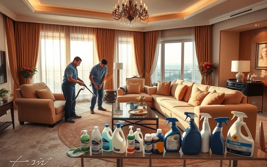 خدمات تنظيف المجالس والكنب