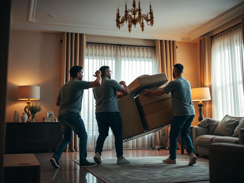 خطوات نقل العفش الرياض