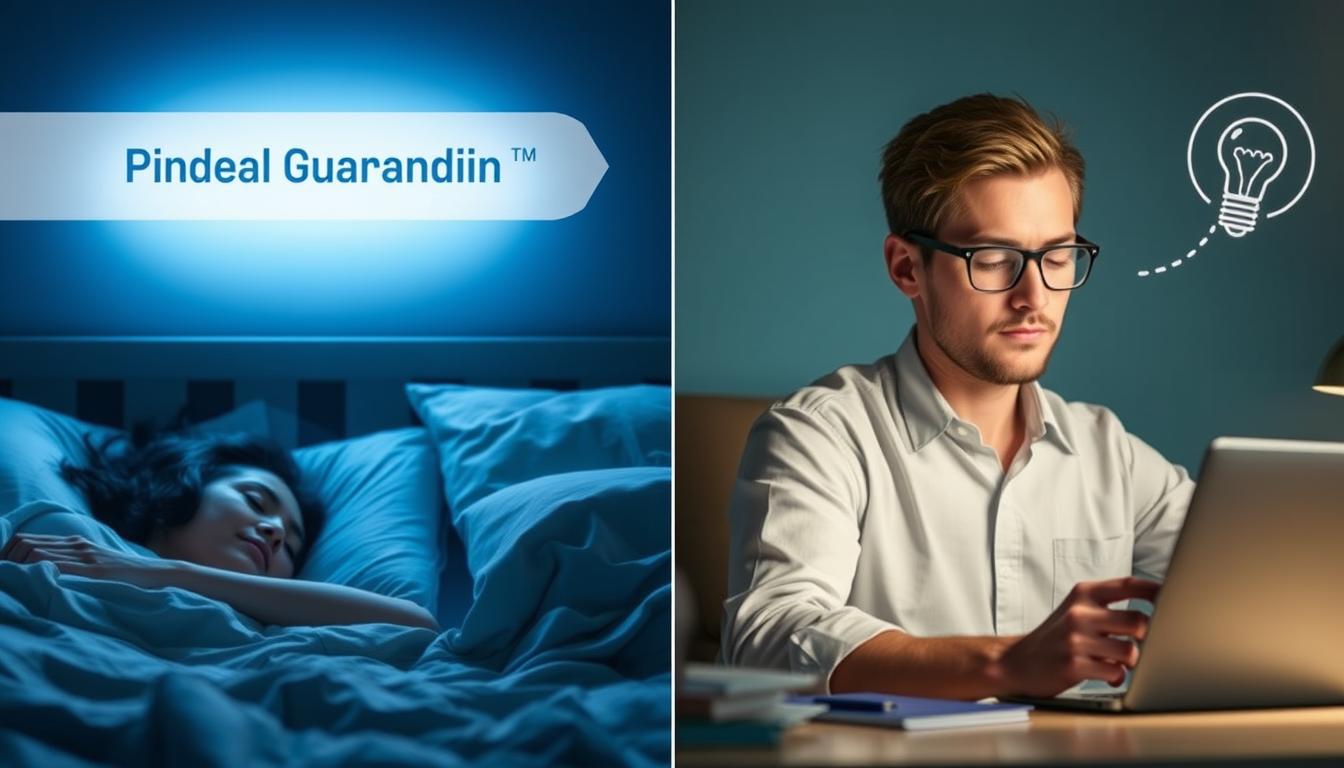 Person experiencing improved sleep and mental clarity after using Pineal Guardian
