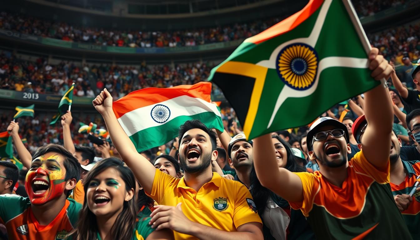 south africa cricket vs india fan reactions