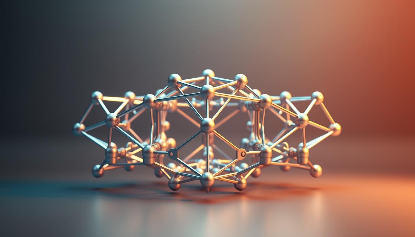 A complex, interconnected network of digital ledgers, blockchain technology visualized as a sleek, three-dimensional structure. Gleaming metallic elements interlocked in a symmetrical, geometric pattern, casting subtle shadows and highlights that convey a sense of depth and dimensionality. The background is a muted, abstract gradient, allowing the blockchain structure to take center stage and capture the viewer's attention. Soft, warm lighting illuminates the scene, creating a sense of sophistication and technological elegance. The overall composition is balanced and visually striking, effectively communicating the core concepts of blockchain as a secure, decentralized system for digital transactions.
