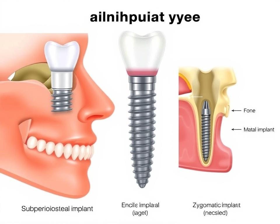 Comparison of three different dental implant types