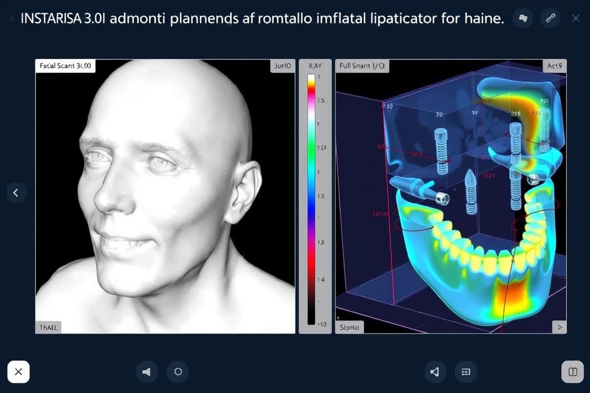 Full mouth dental implant planning using INSTARISA 3.0