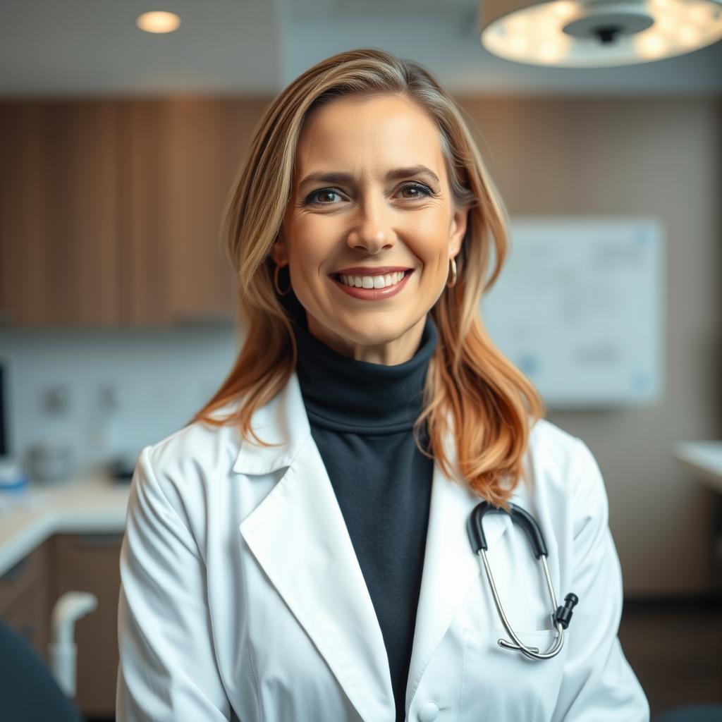 Portrait of Dr. Maria Rodriguez, Prosthodontist