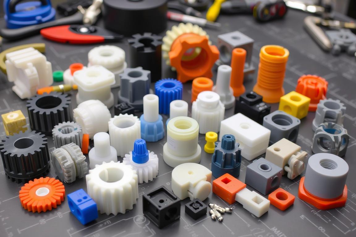 Industrial components and prototypes manufactured with RapidShape 3D Printer