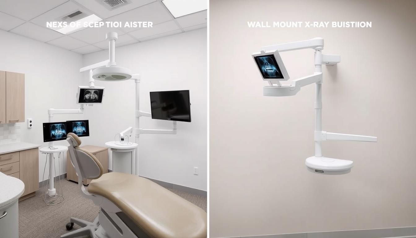 Comparison of DEXIS Scanner with Nomad versus traditional wall-mounted X-ray systems in dental operatories