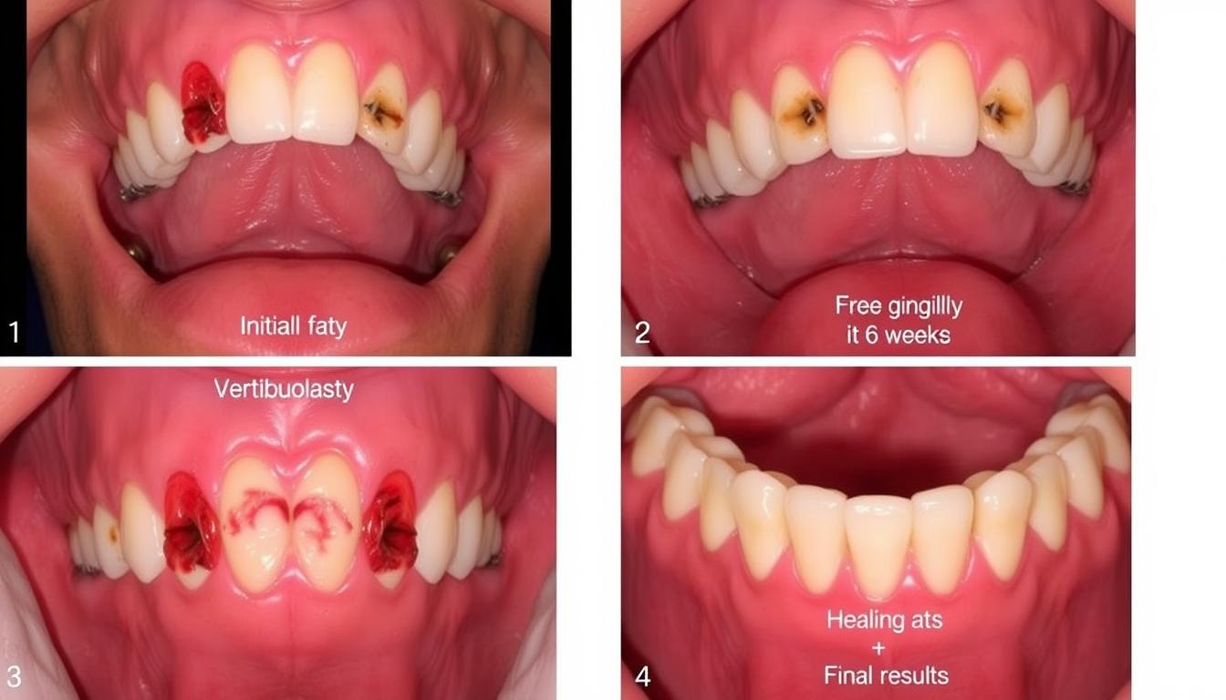 Clinical case showing management of soft tissue deficiency around posterior implants
