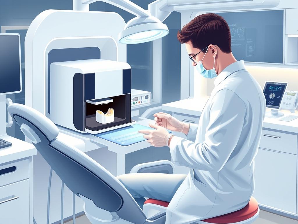 Future concept of chairside RapidShape 3D printing for dental implants