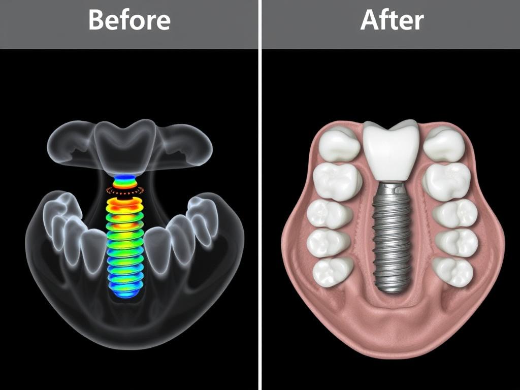 Long-term success visualization of dental implants placed using CBCT Scanner guidance