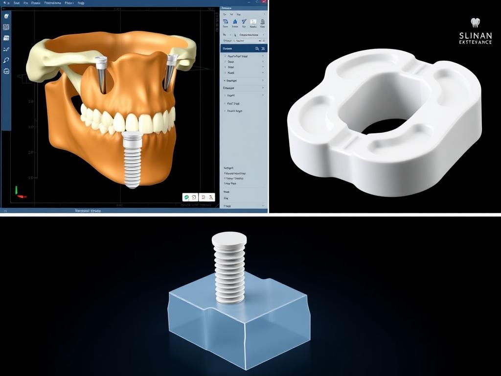 Digital implant planning software and 3D printed surgical guide