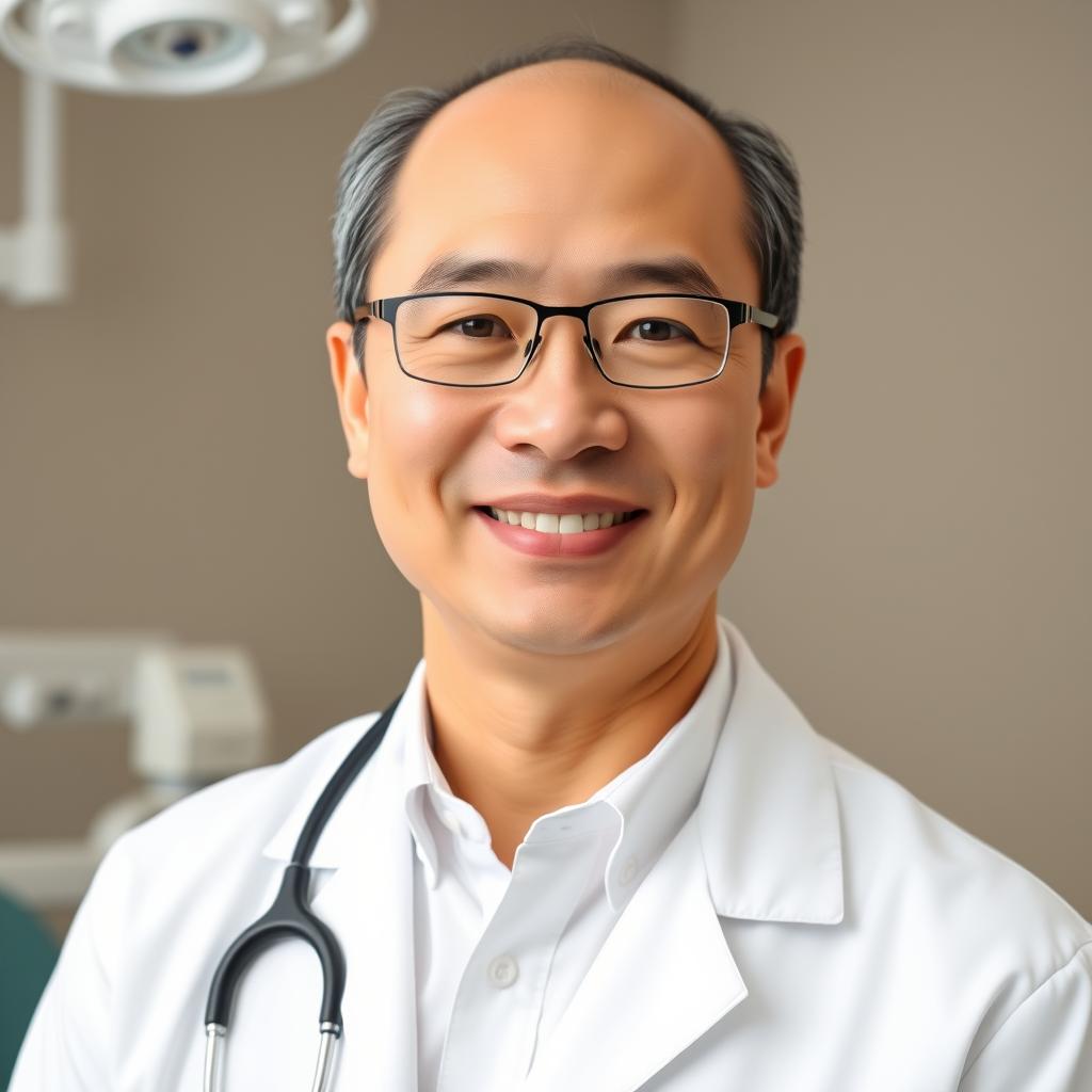 Portrait of Dr. Michael Chen, a dentist specializing in CEREC 3D restorations