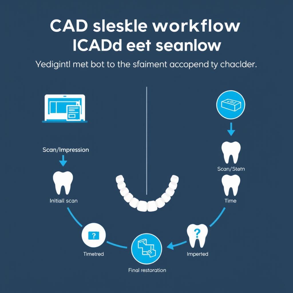 Digital workflow efficiency chart for ICAD scanners in implant cases