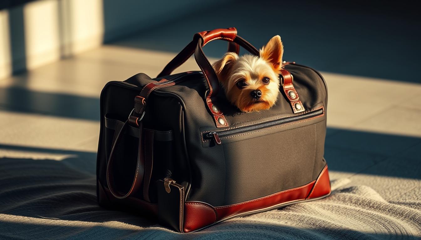 hochwertige Stoffe Hundetasche