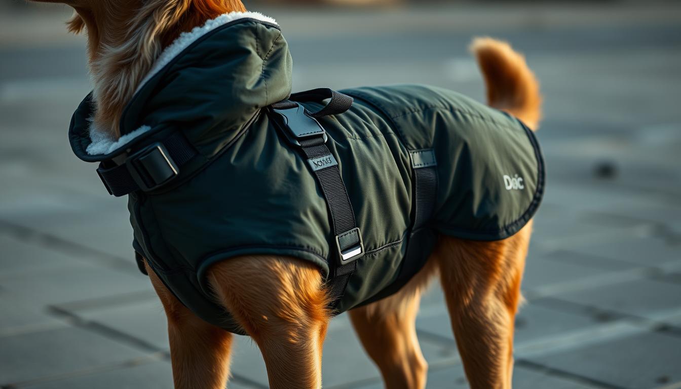 sichere Hundewinterjacke