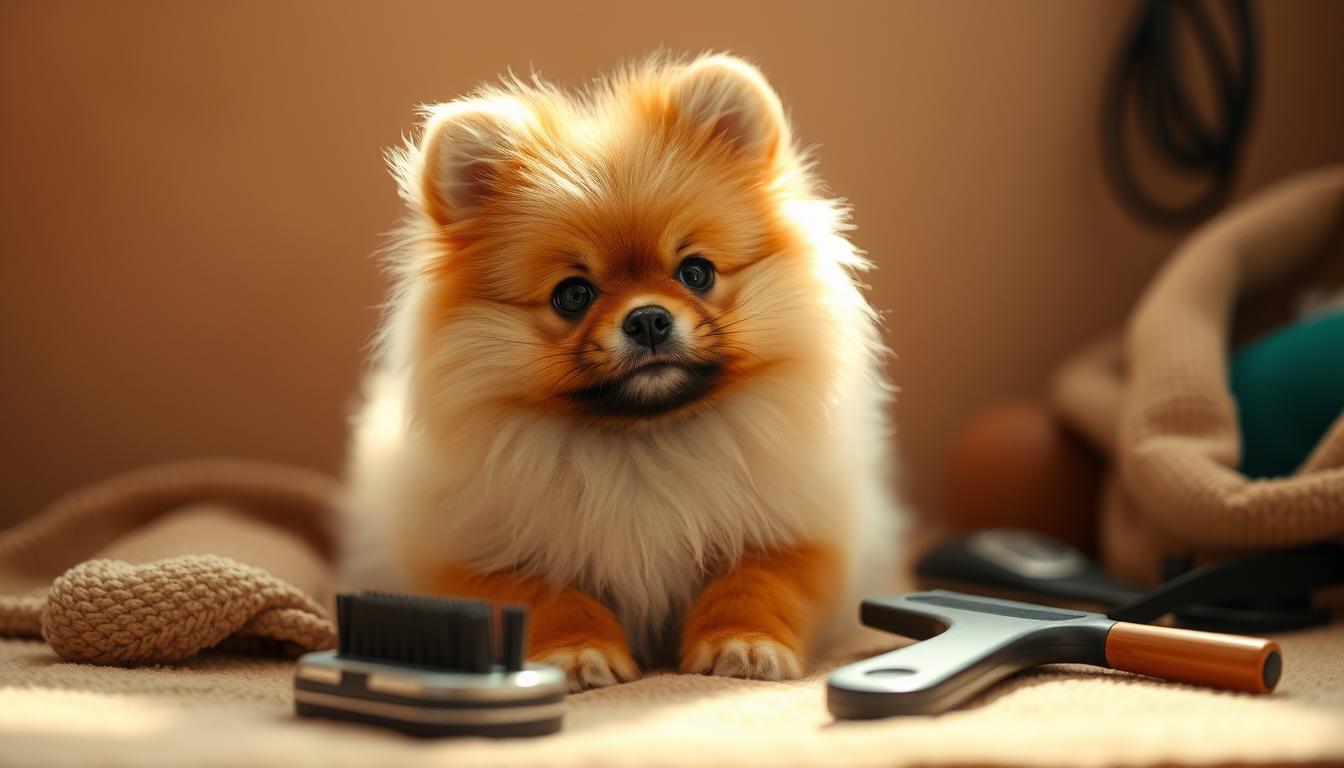 Fellpflege Pomeranian