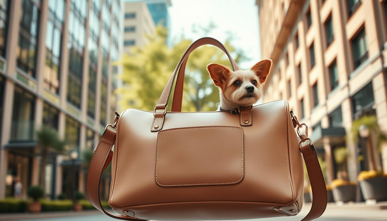 modische Hundetragetaschen