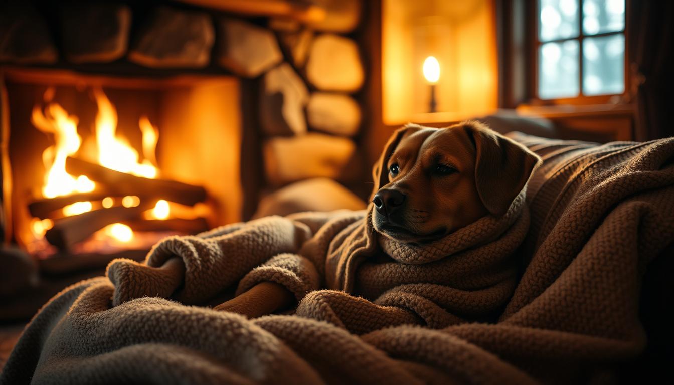 Hundepyjama im Winter