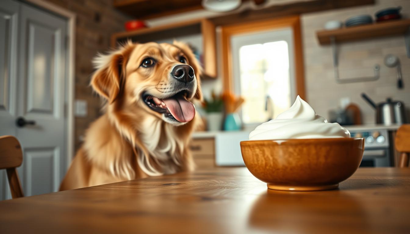 joghurt als Leckerli für Hunde