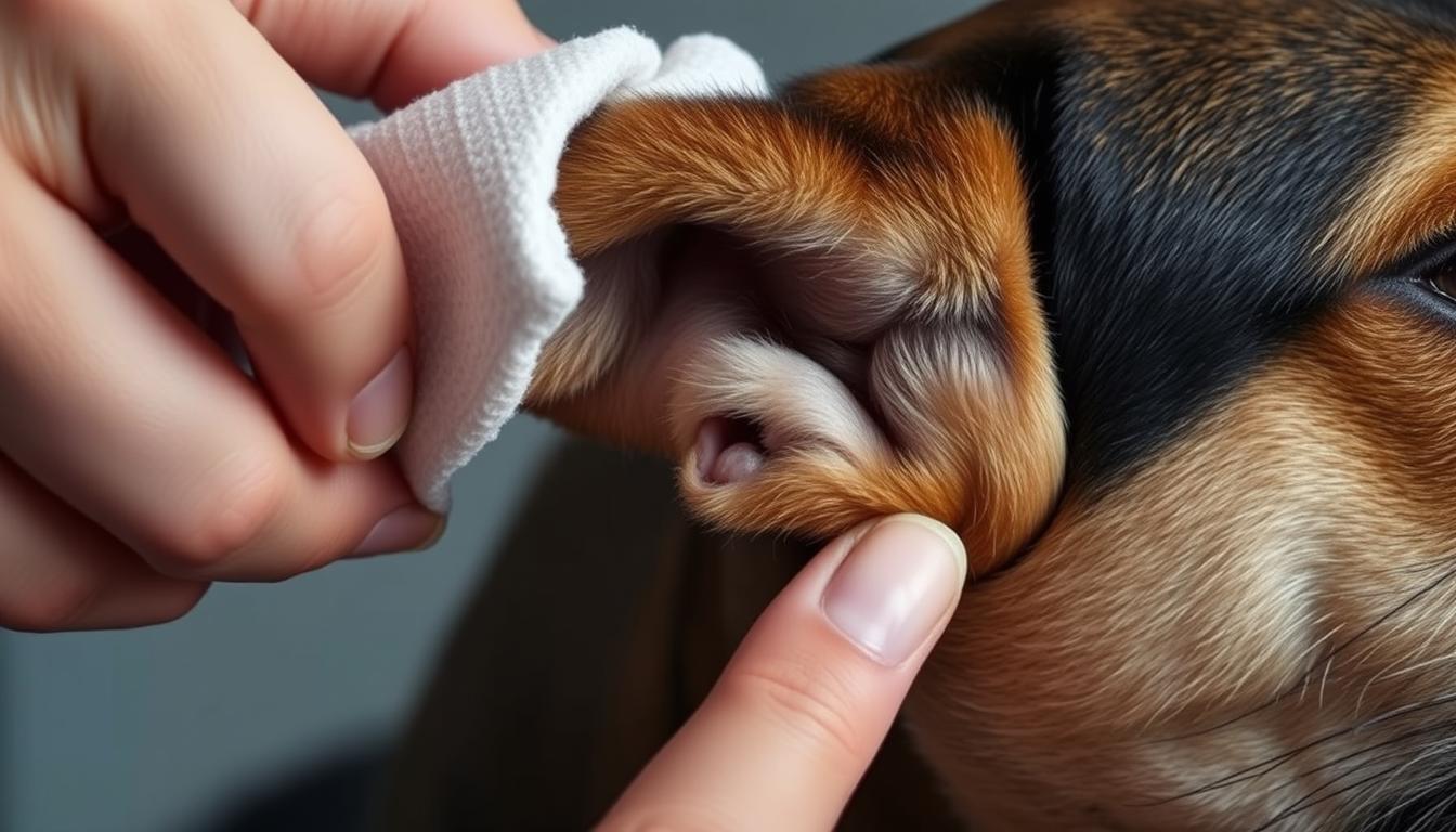 ohrenpflege bei hunden