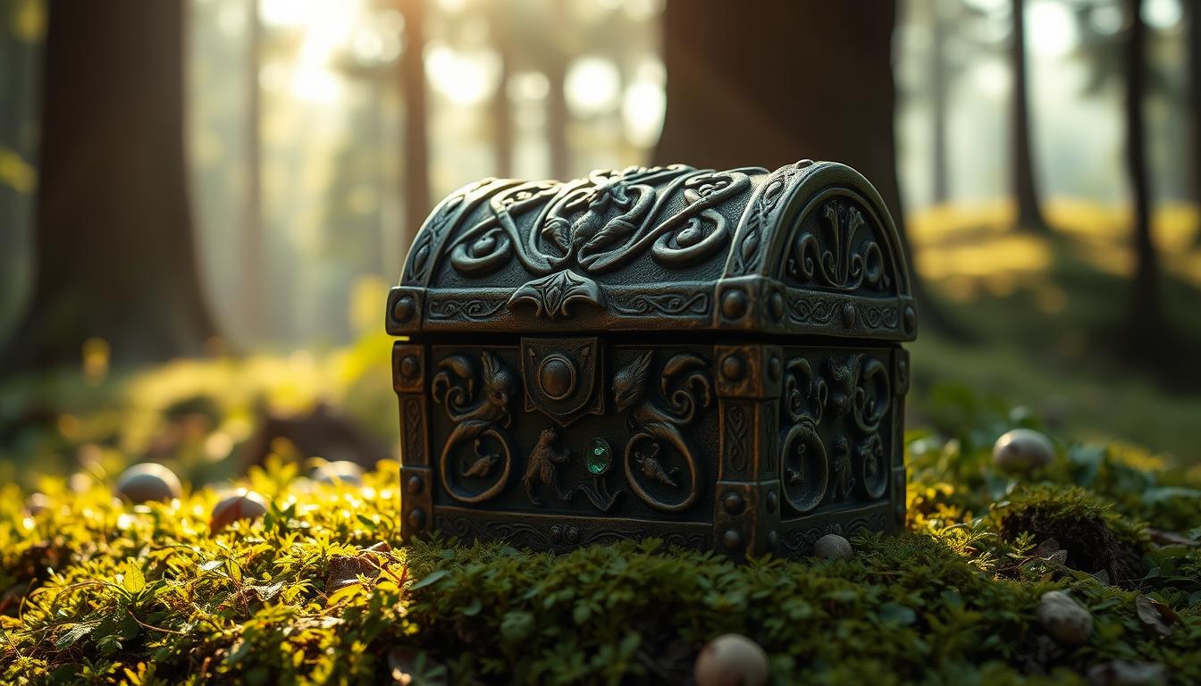 So gestaltest du eine Mini-Schatztruhe für ein Märchen- oder Fantasiethema