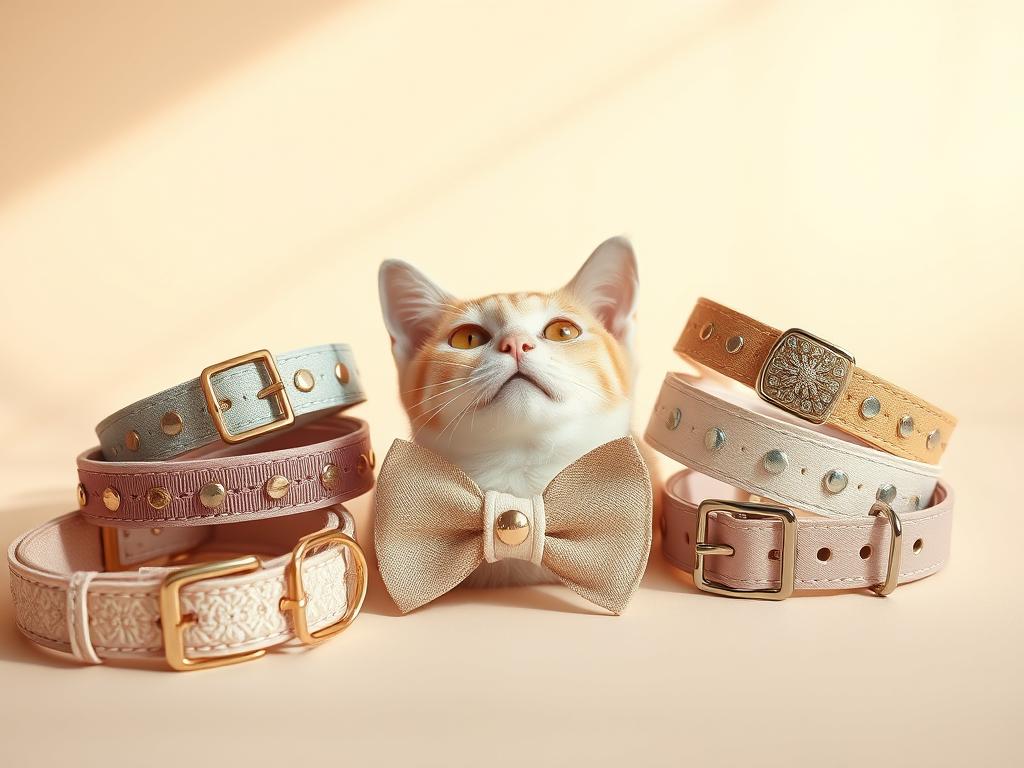 stylish cat collars