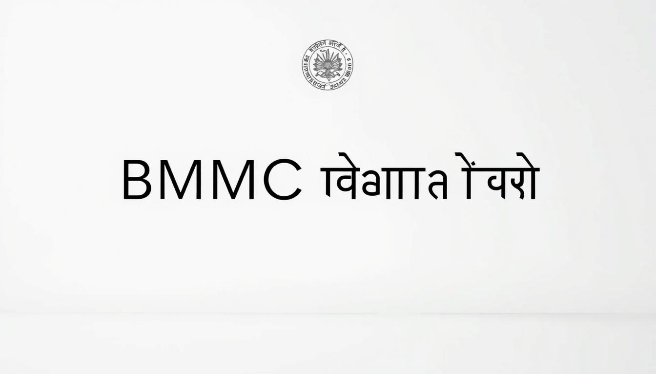 A captivating, highly detailed image showcasing the "BMMC भर्ती योग्यता मानदंड" (BMMC Recruitment Eligibility Criteria) against a clean, minimalist background. The foreground features a sleek, modern design with crisp typography and geometric shapes, emphasizing the key information. The middle ground includes subtle graphical elements, such as icons or illustrations, that visually represent the different eligibility criteria. The background is a soft, neutral tone, allowing the central content to take prominence. The lighting is balanced, creating a professional, authoritative atmosphere. The composition is well-structured, guiding the viewer's eye to the most important details. Overall, the image conveys a sense of clarity, sophistication, and attention to the BMMC recruitment process.