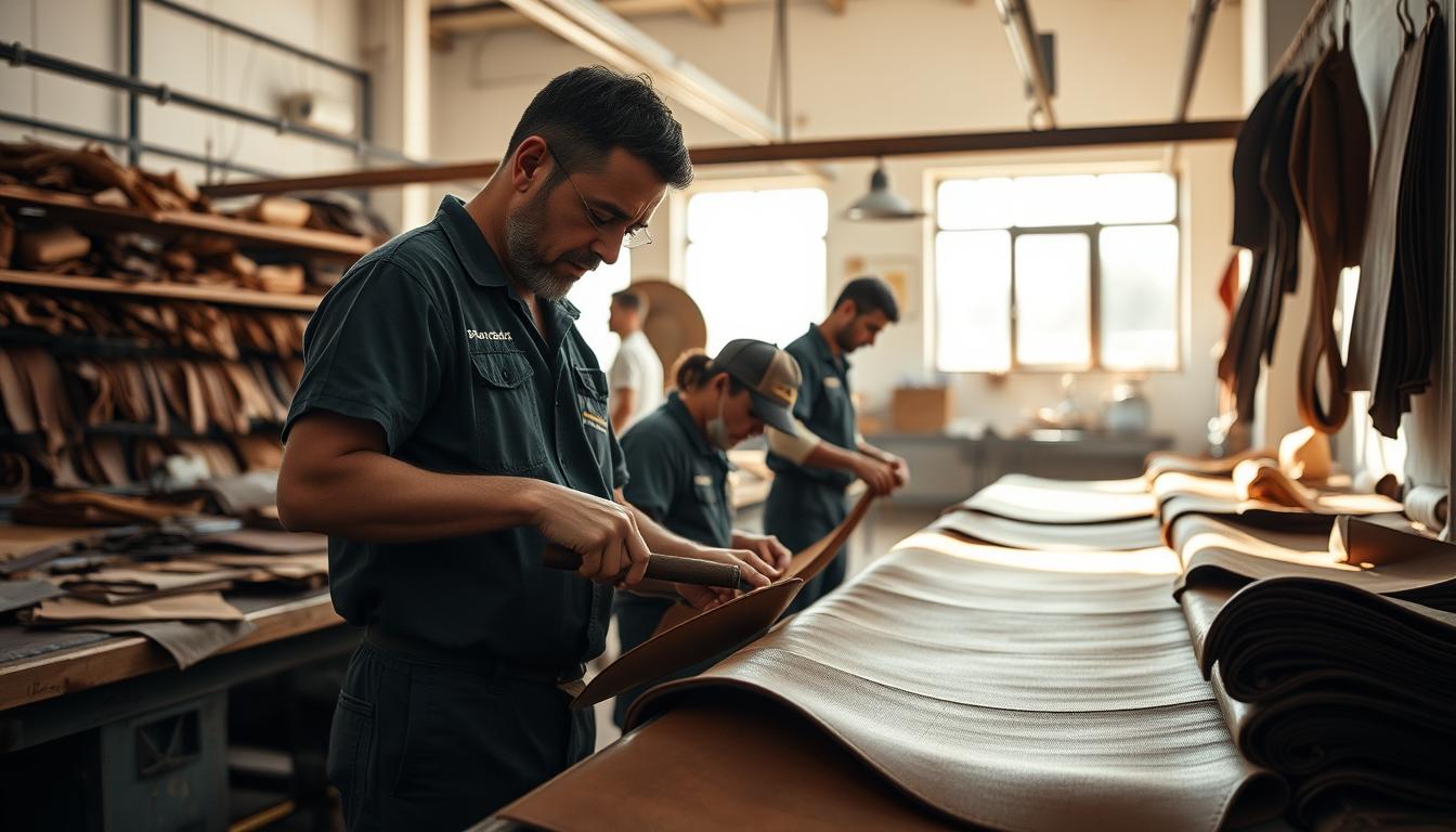 Ethically sourced leather production process