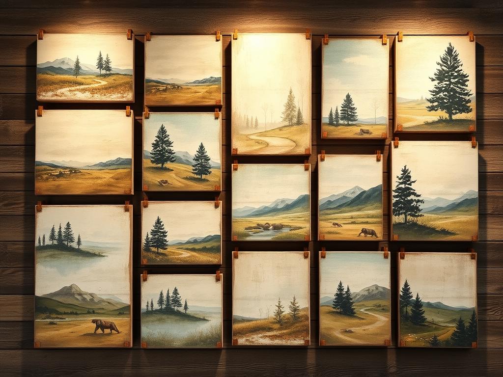 rustic canvas wall art amazon