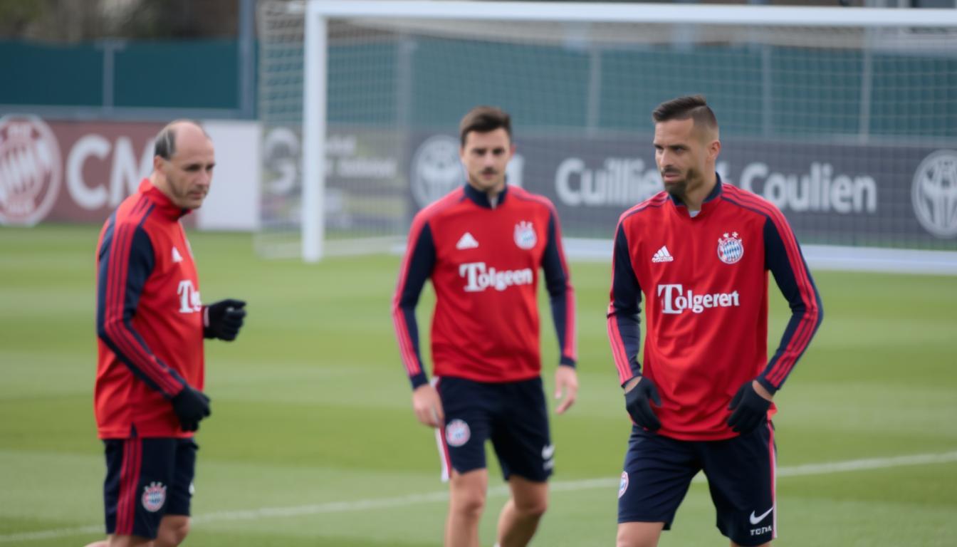 Jamal Musiala in training, focused on developing his skills