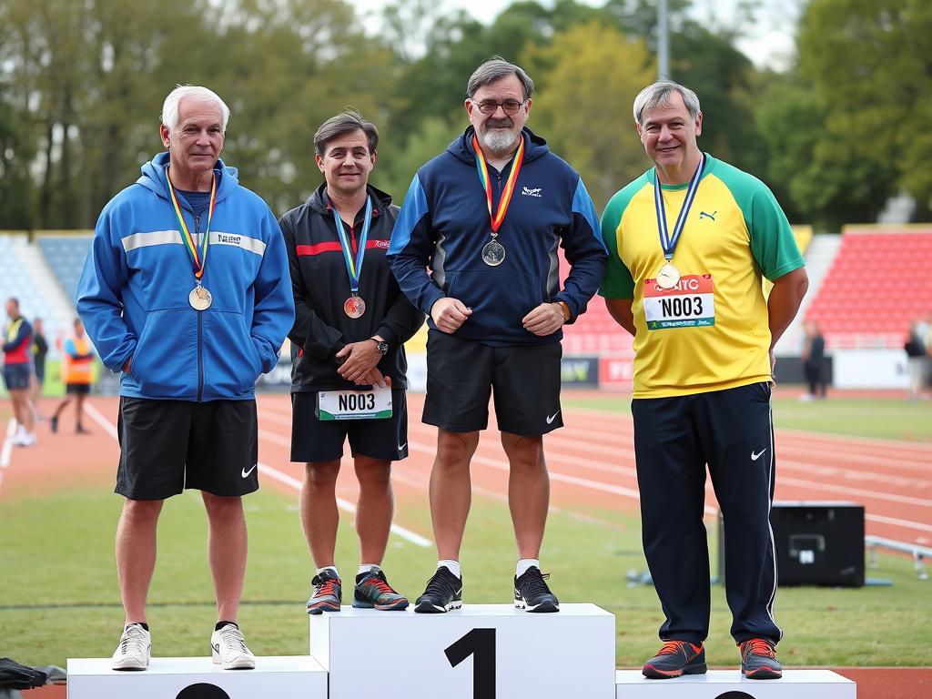 Leichtathletik Medaille NB03 bei Vereinsmeisterschaften