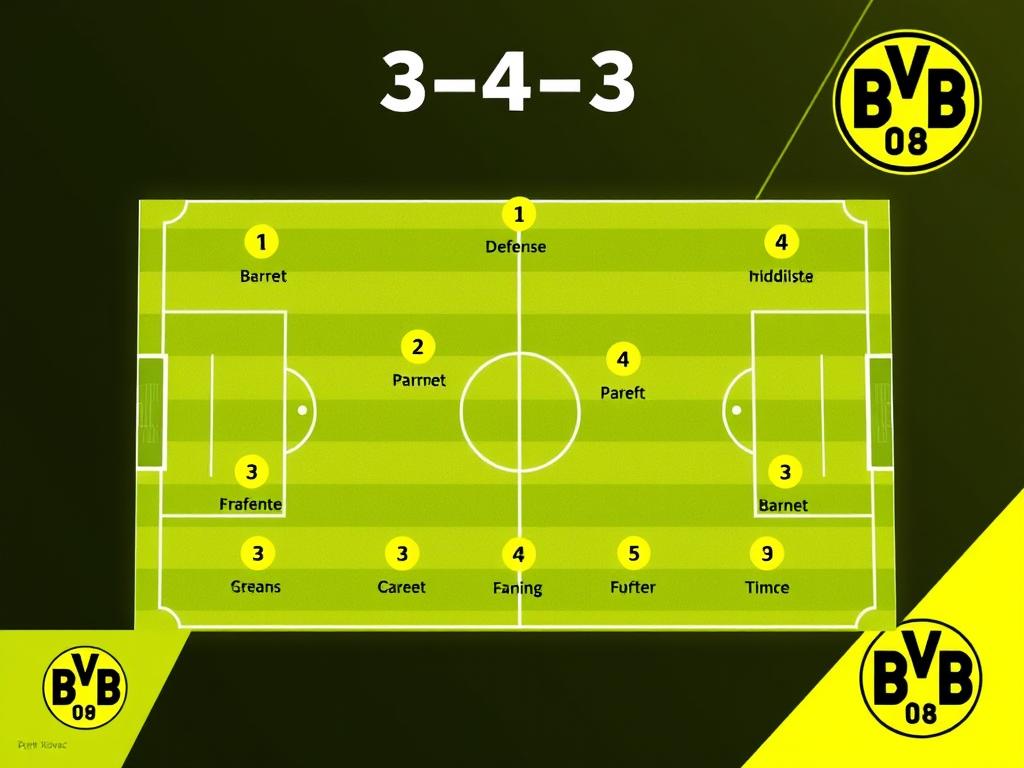 Taktische Formation des BVB unter Kovac zur neuen Stärke