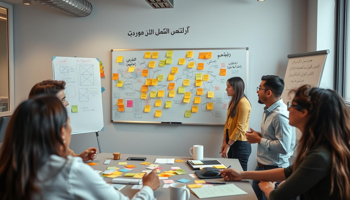 مجموعة من الأشخاص يستخدمون تقنيات إبداعية لابتكار أفكار أفضل