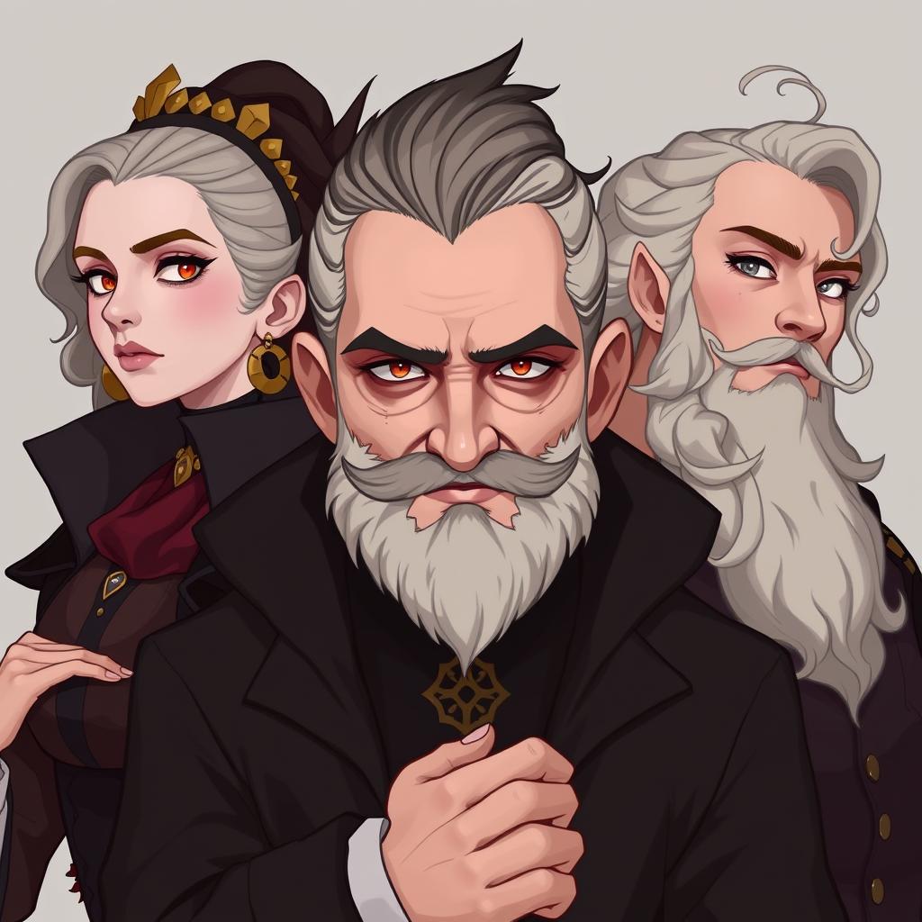 OCTOPATH TRAVELER 0 antagonists known as the Masters