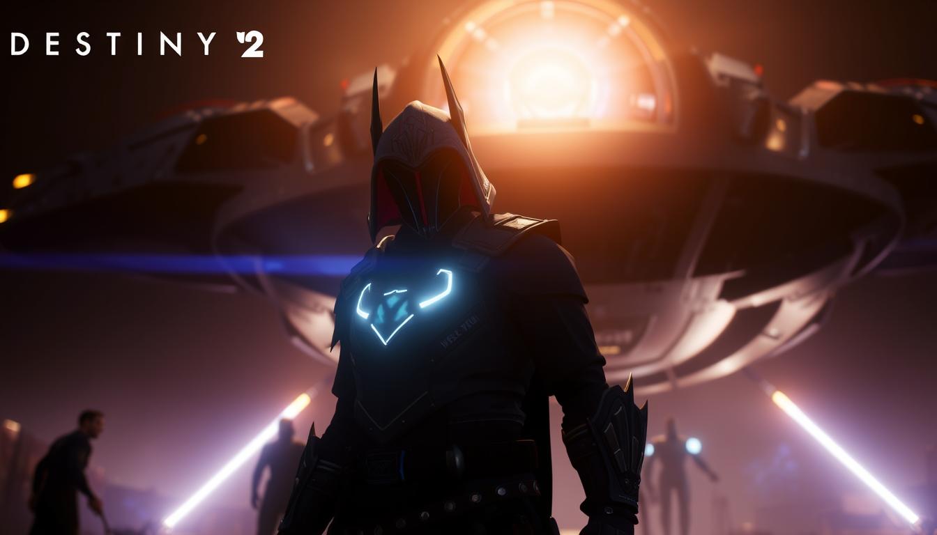 Destiny 2: Renegades campaign cutscene showing the Drifter