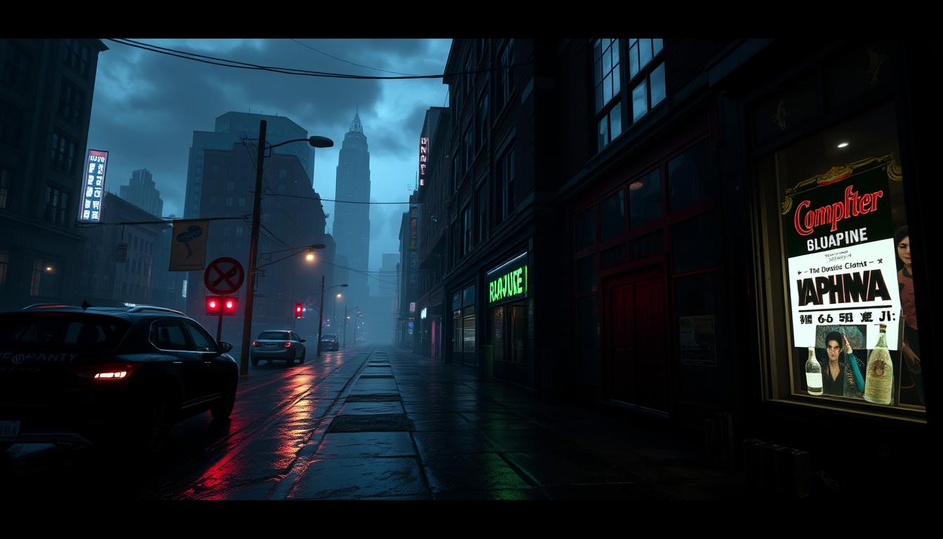 Vampire: The Masquerade Bloodlines 2 PC version showing high-end graphics settings