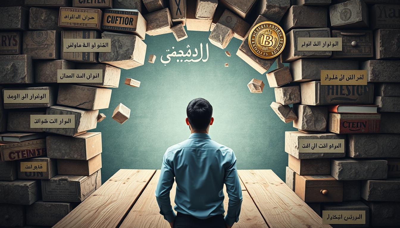 شخص يتغلب على معوقات الإبداع لابتكار أفكار أفضل