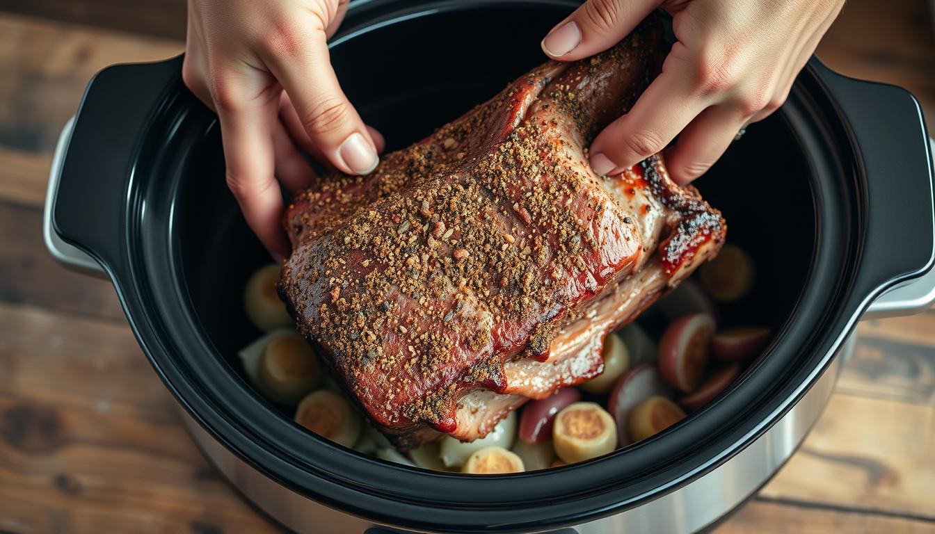 slow cooker ribs preparation
