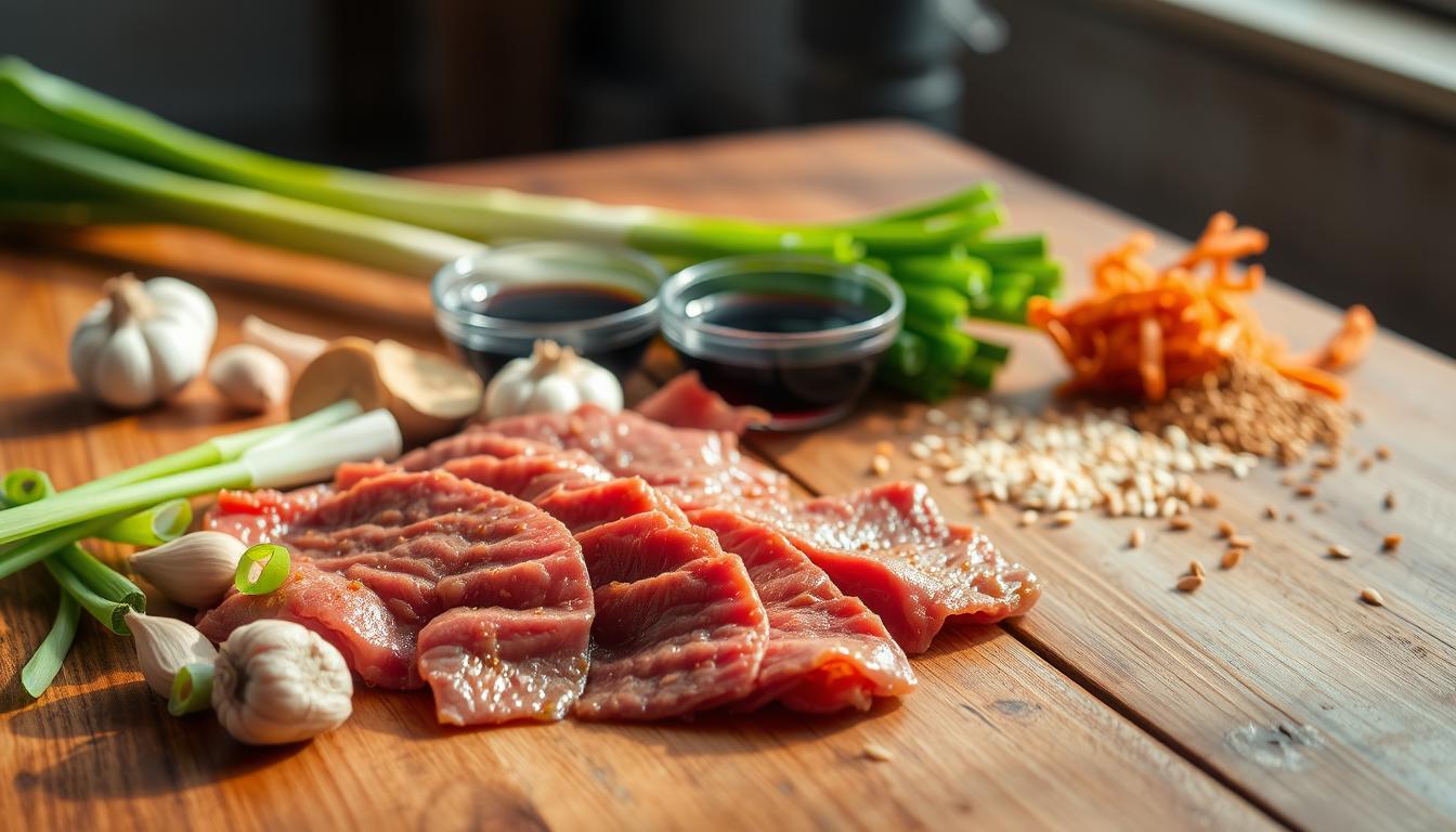 ingredients for beef bulgogi