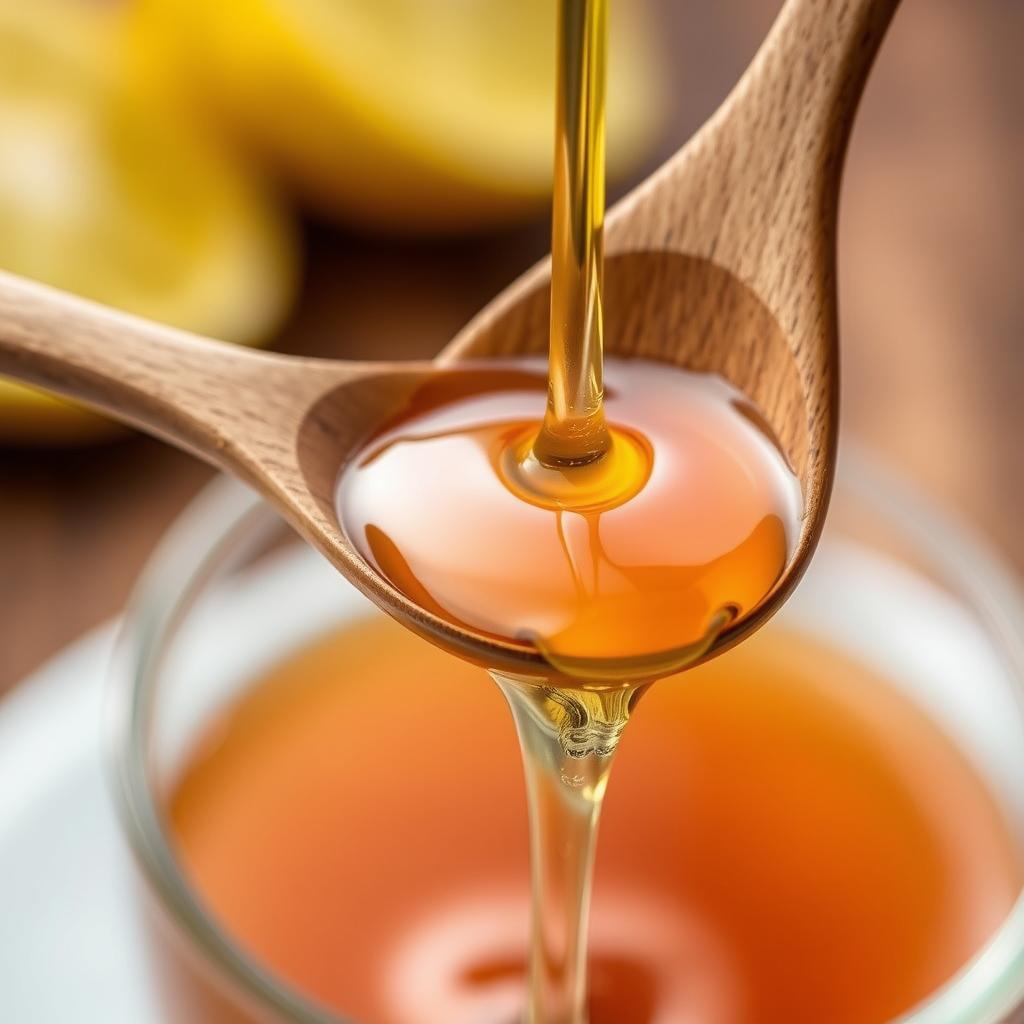 ملعقة من العسل الطبيعي لعلاج التهاب الحلق