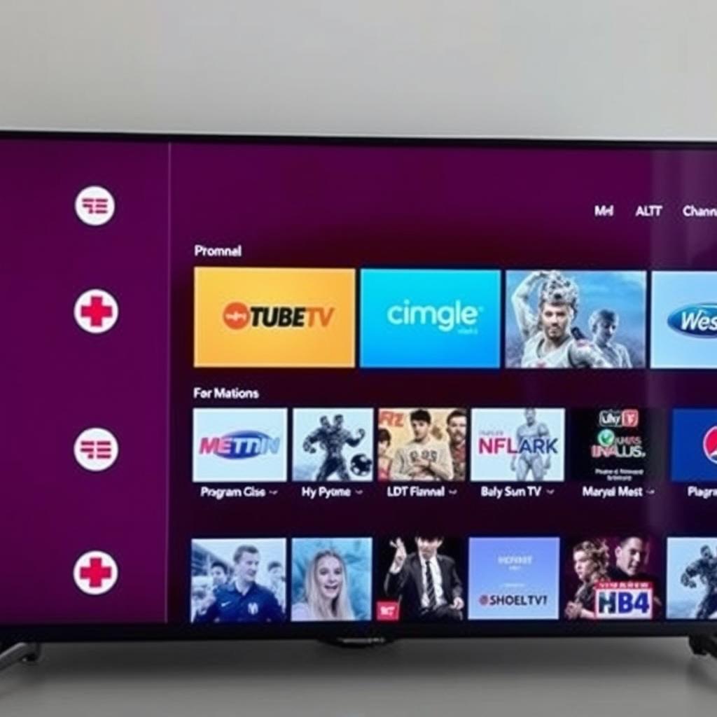 Smart IPTV installatie en activering: Complete Gids TiviMate IPTV Player interface op Android TV
