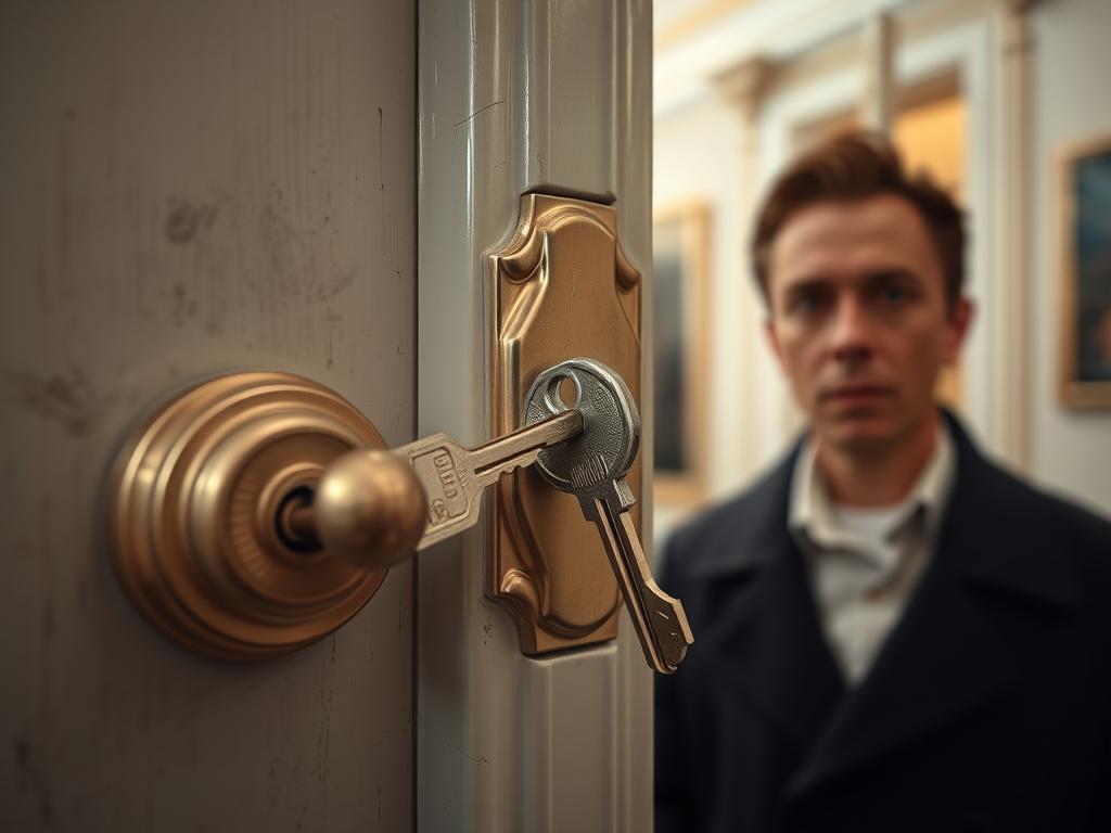 Expat with broken key in lock in Paris apartment