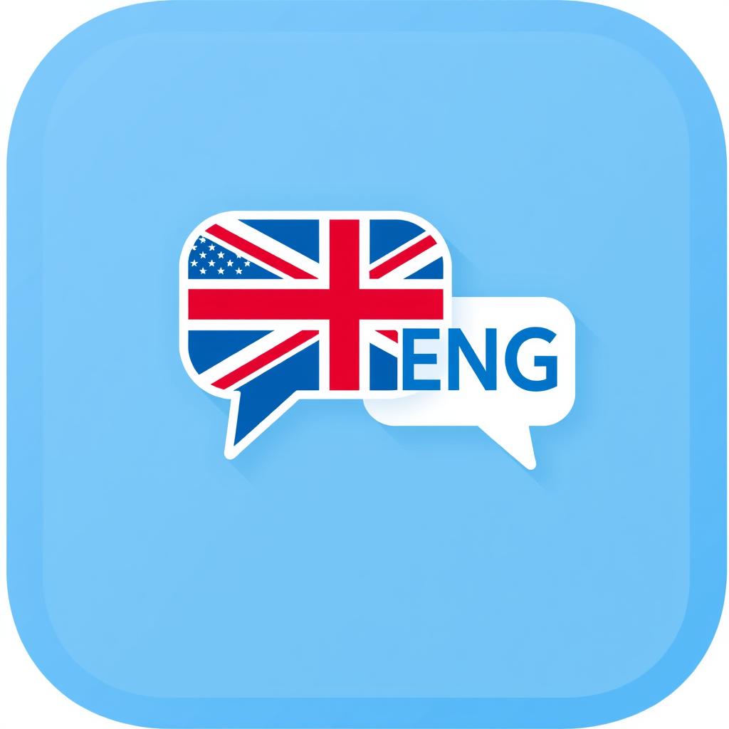 English-speaking locksmith communication icon for Paris 8th
