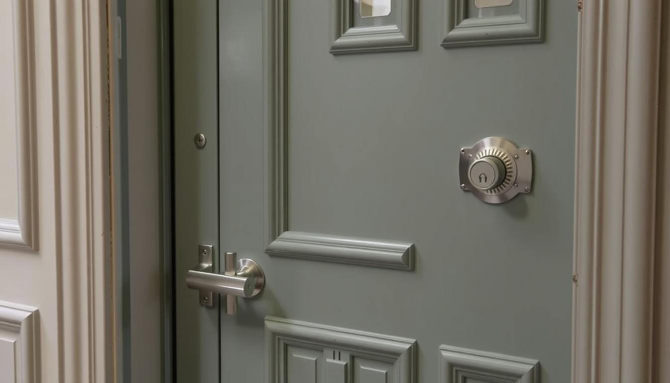 Armored door installation in Paris 12th arrondissement apartment building